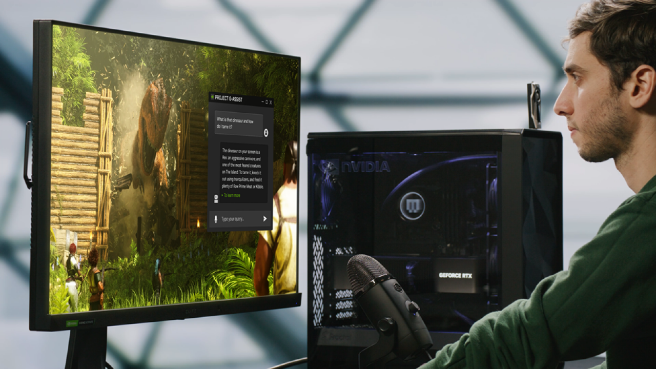 NVIDIA 运用GeForce RTX AI PC 实现AI 助理的真实体验